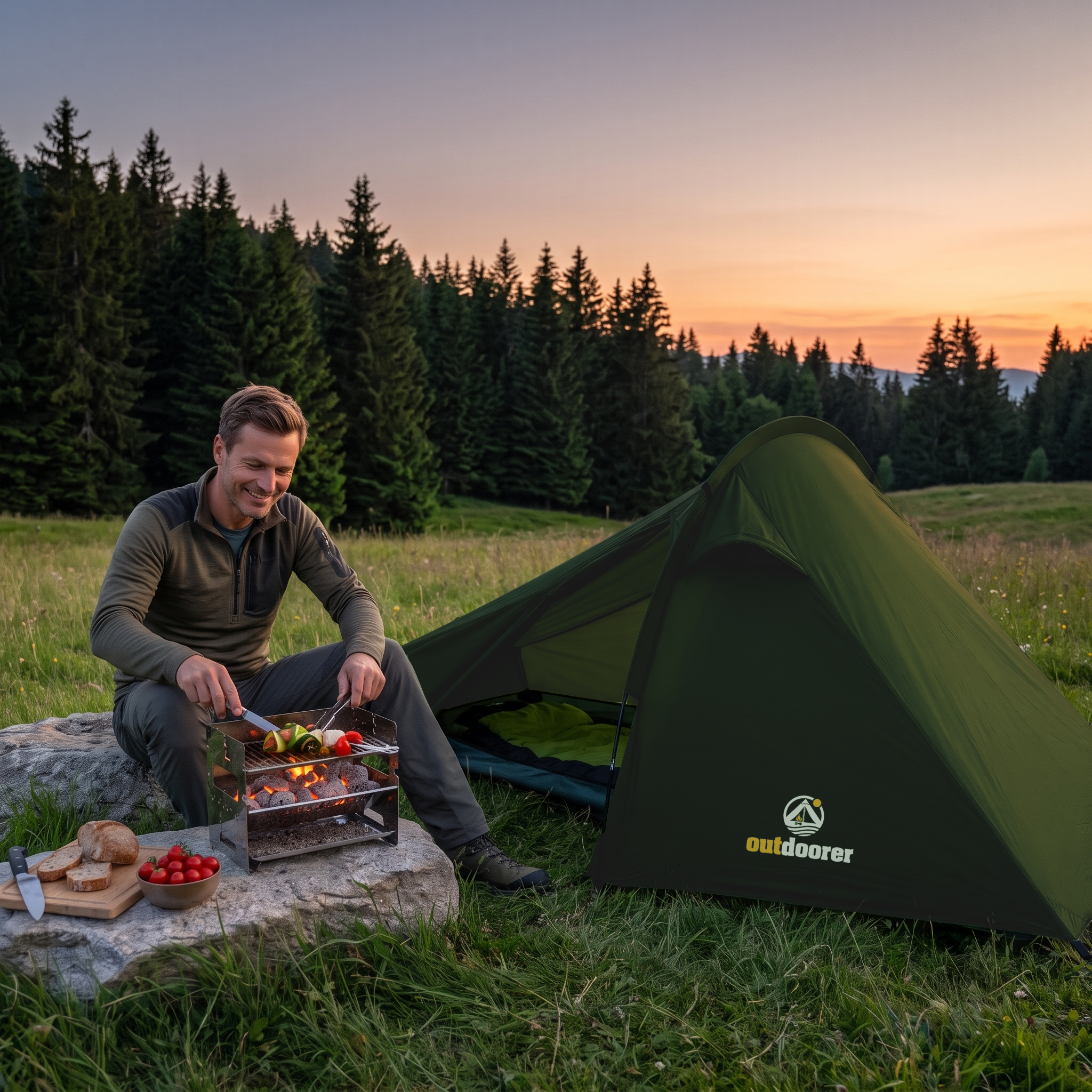 Trek Solo UL - Ultraleichtzelt für 1 Person, ideal für Weitwanderer und Bikepacker