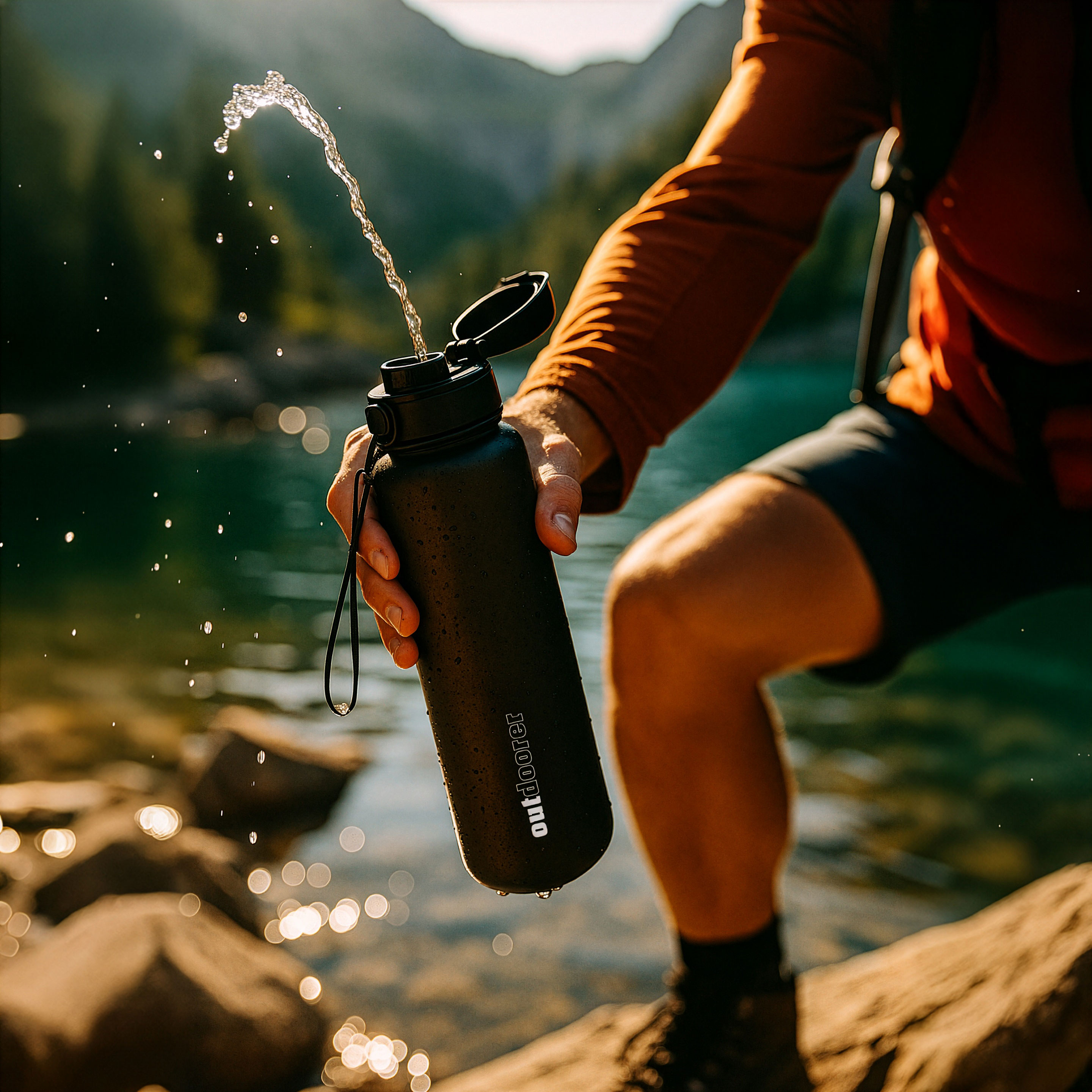 1 l Trinkflasche outdoorer